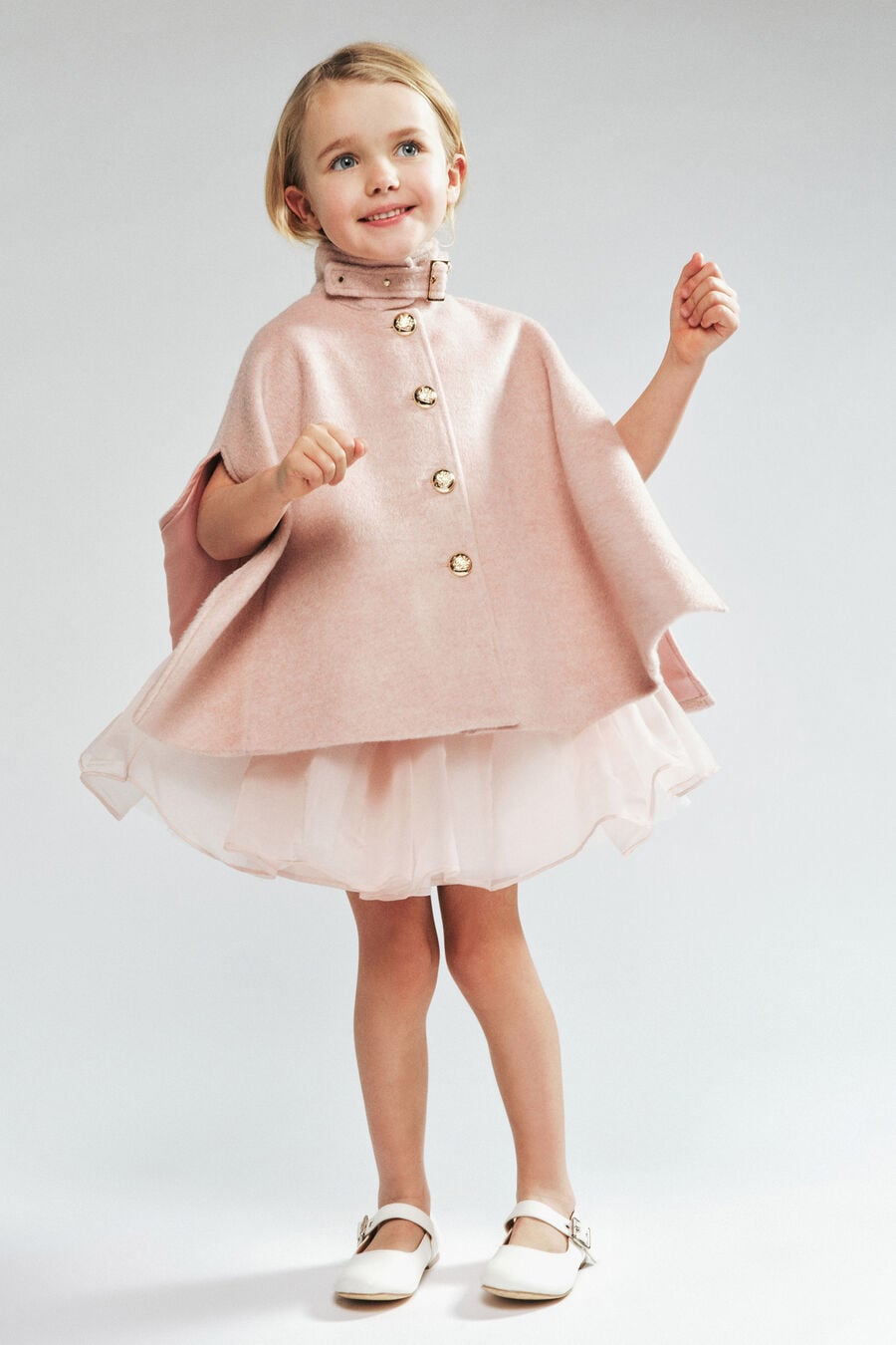 Girls Isabella Wool Cape