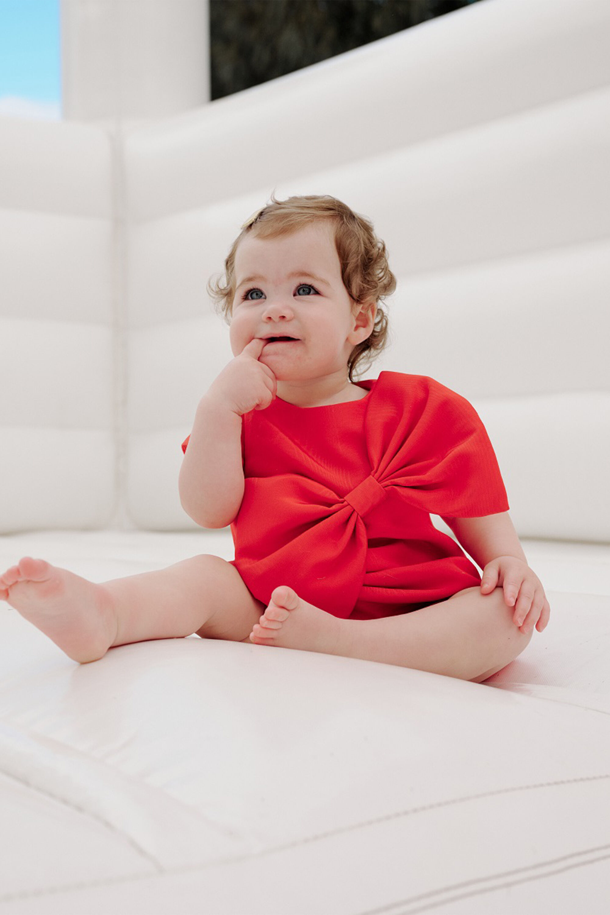 Bardot junior red dress hotsell