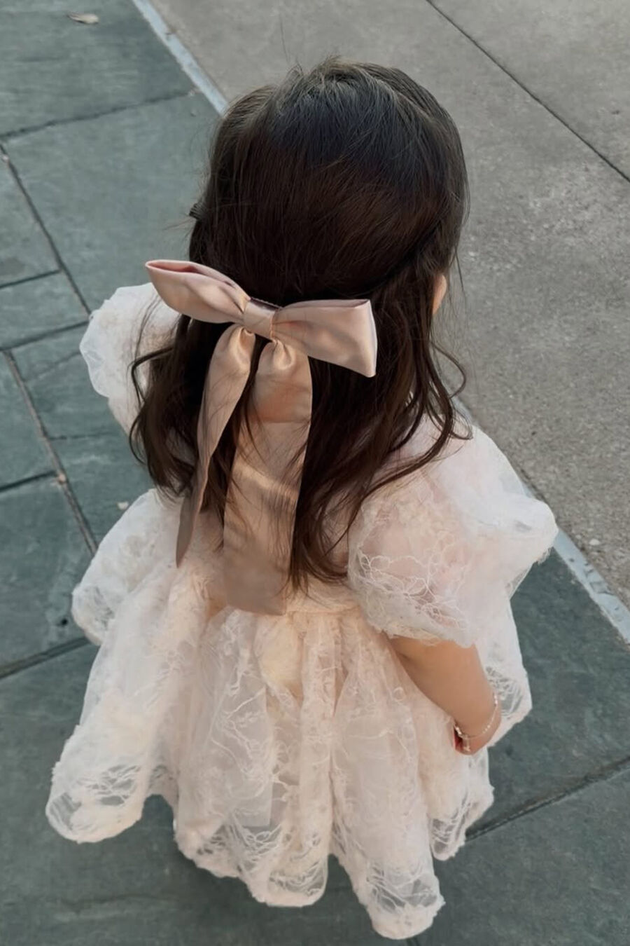 Girls Linda Rosette Mini Dress