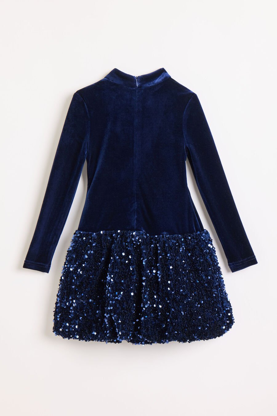 ANDI MINI BUBBLE DRESS in colour Navy