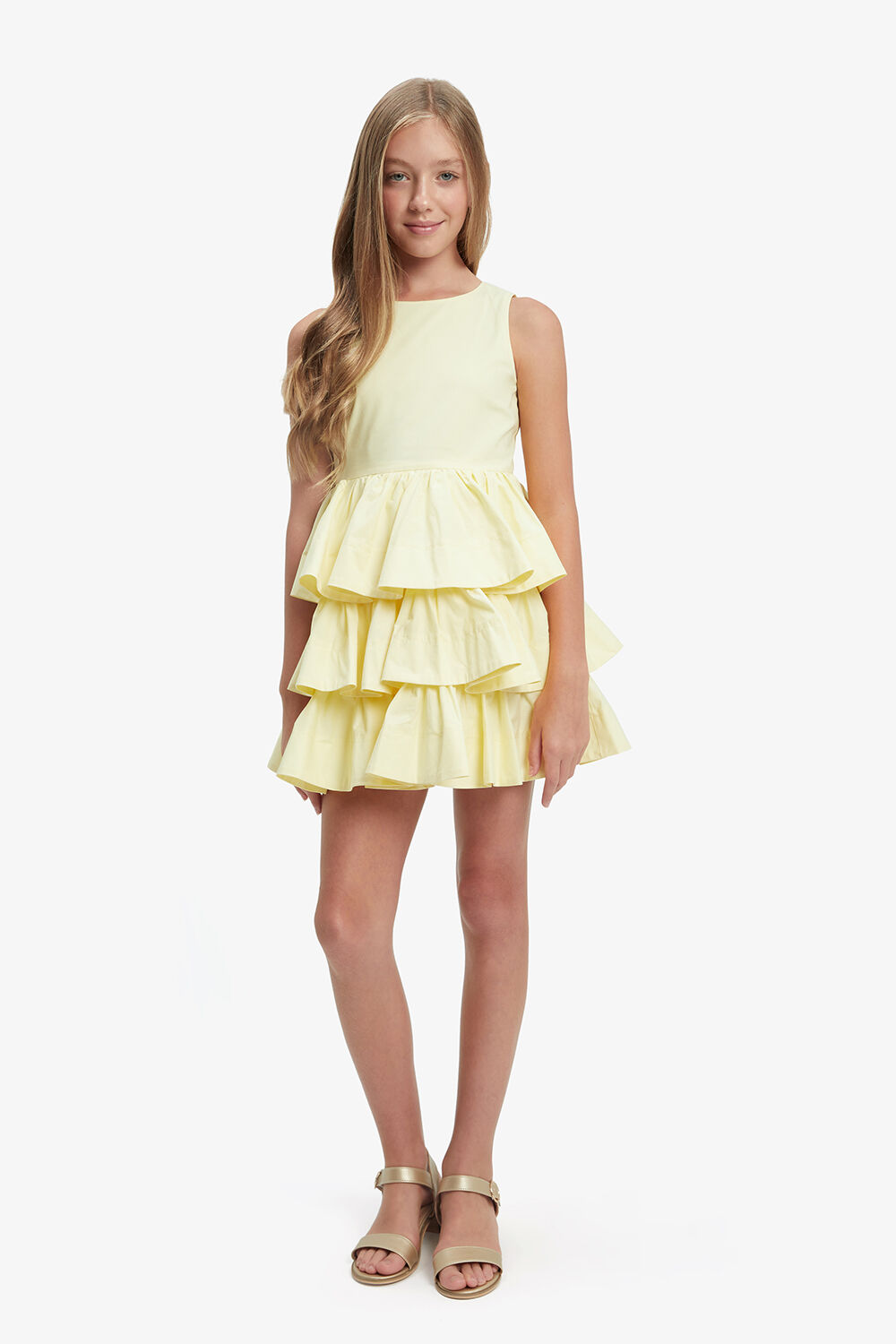 yellow bardot dress
