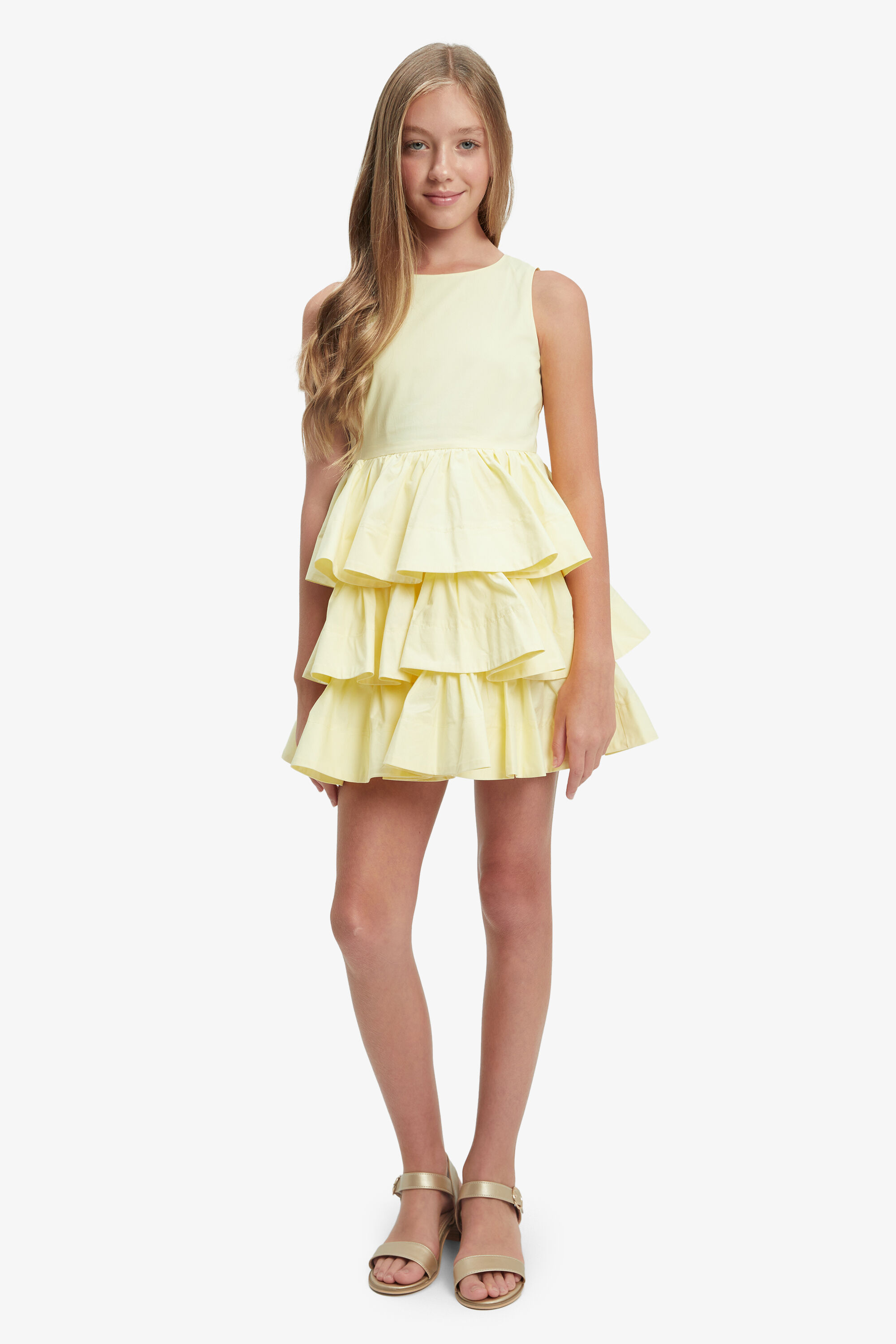 yellow bardot dress