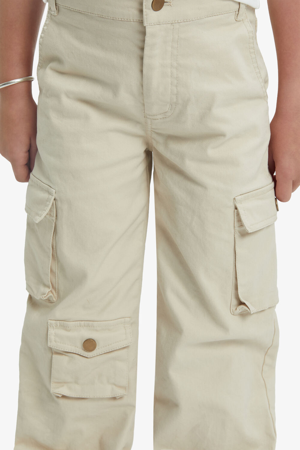 BECCA CARGO PANT in colour TAN