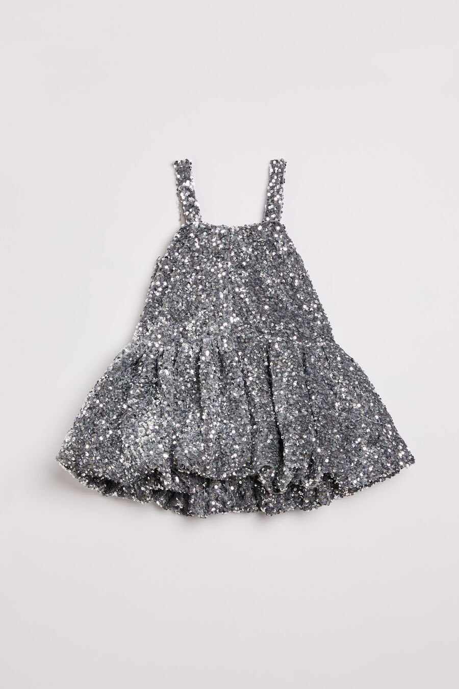 Girls Alanna Sequin Bubble Dress
