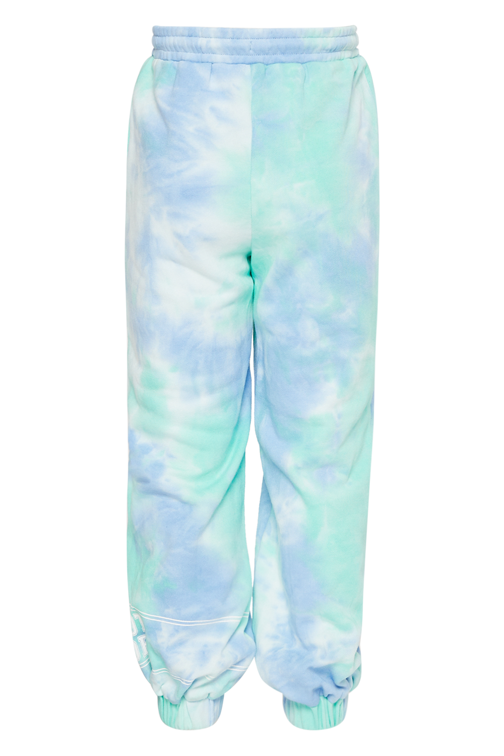 Girls Tie Dye Sweatpant in Aqua Tedye