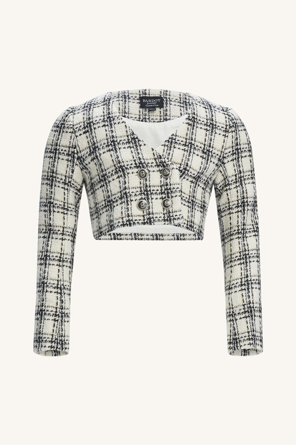 GIRLS MIAMI BOUCLE BLAZER in colour GRAY VIOLET