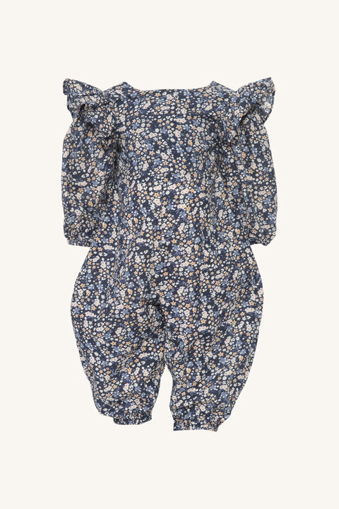 Baby girl ASHA DITSY FLORAL GROW in colour DRESS BLUES