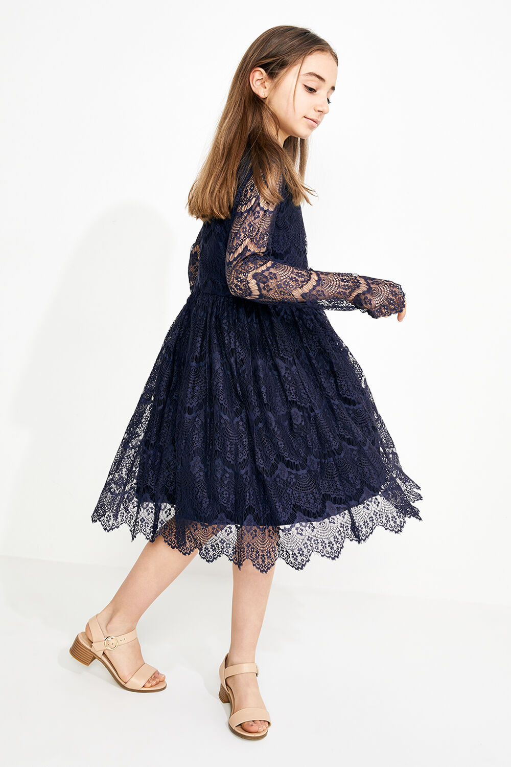 Bardot junior navy dress cheap