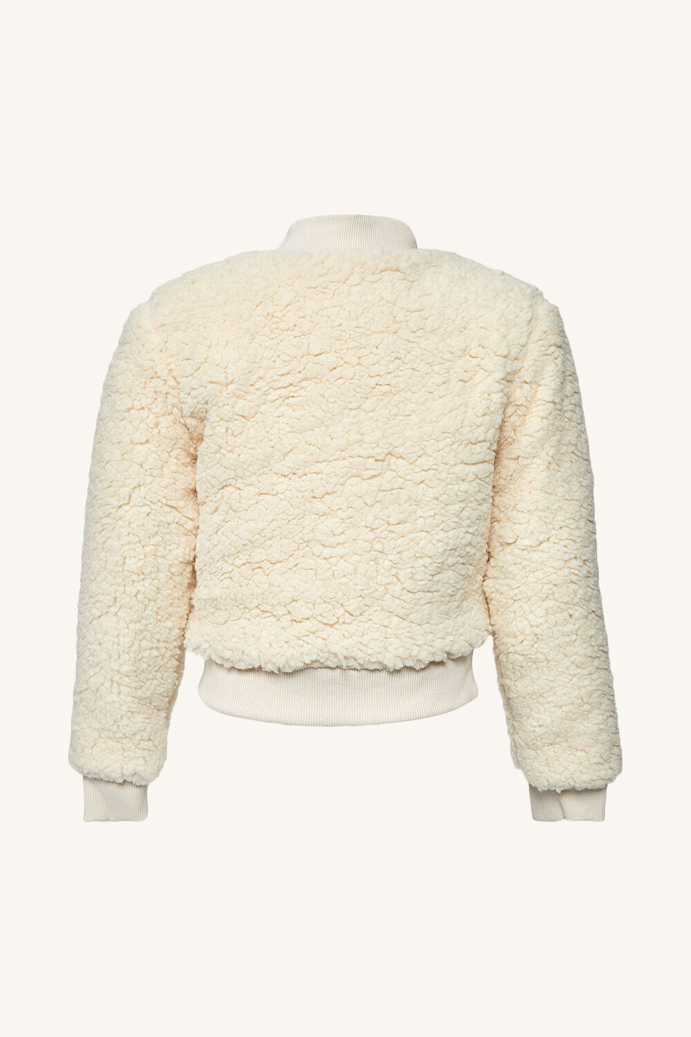 Girls WINNIE FLUFFY BOMBER JACKET in colour BUTTERCUP