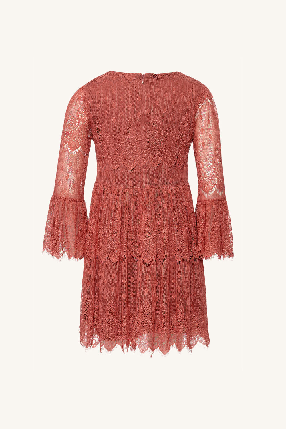 Girls LIANNI LACE DRESS in colour MELLOW ROSE