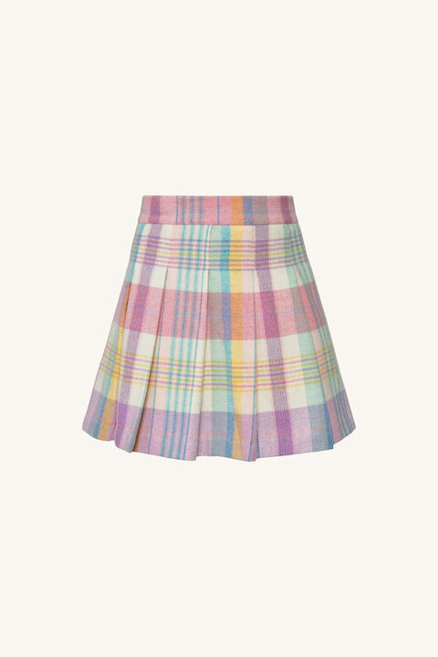 Girls  CANDY PLEAT SKIRT in colour CANDY CHECK