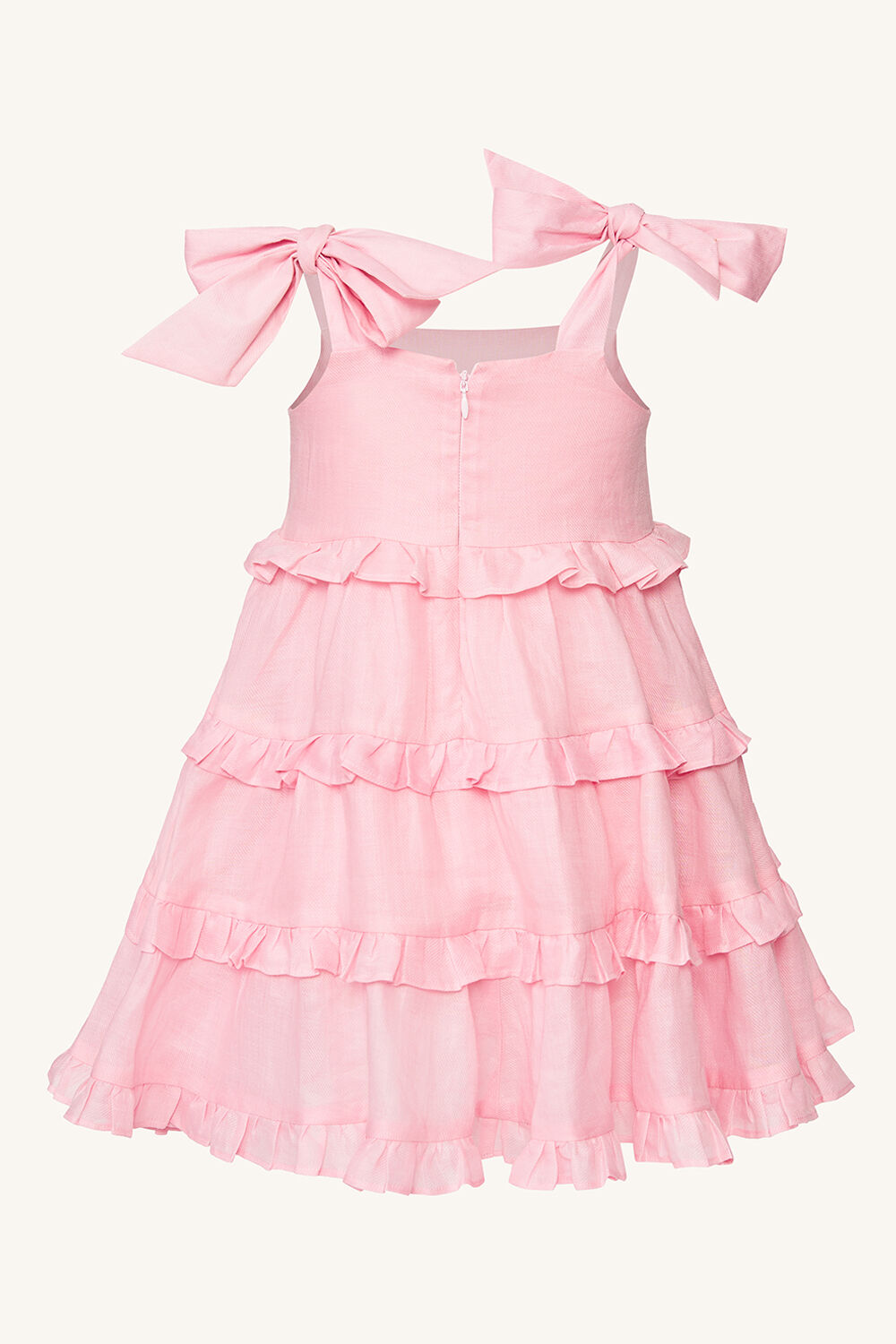 GIRLS POLLY TIERED DRESS in colour EASTER EGG