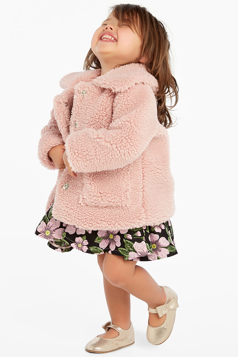baby girl teddy jacket