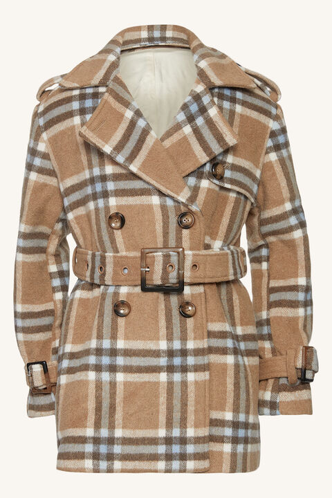 Girls EMMY TRENCH COAT in colour SKIPPER BLUE