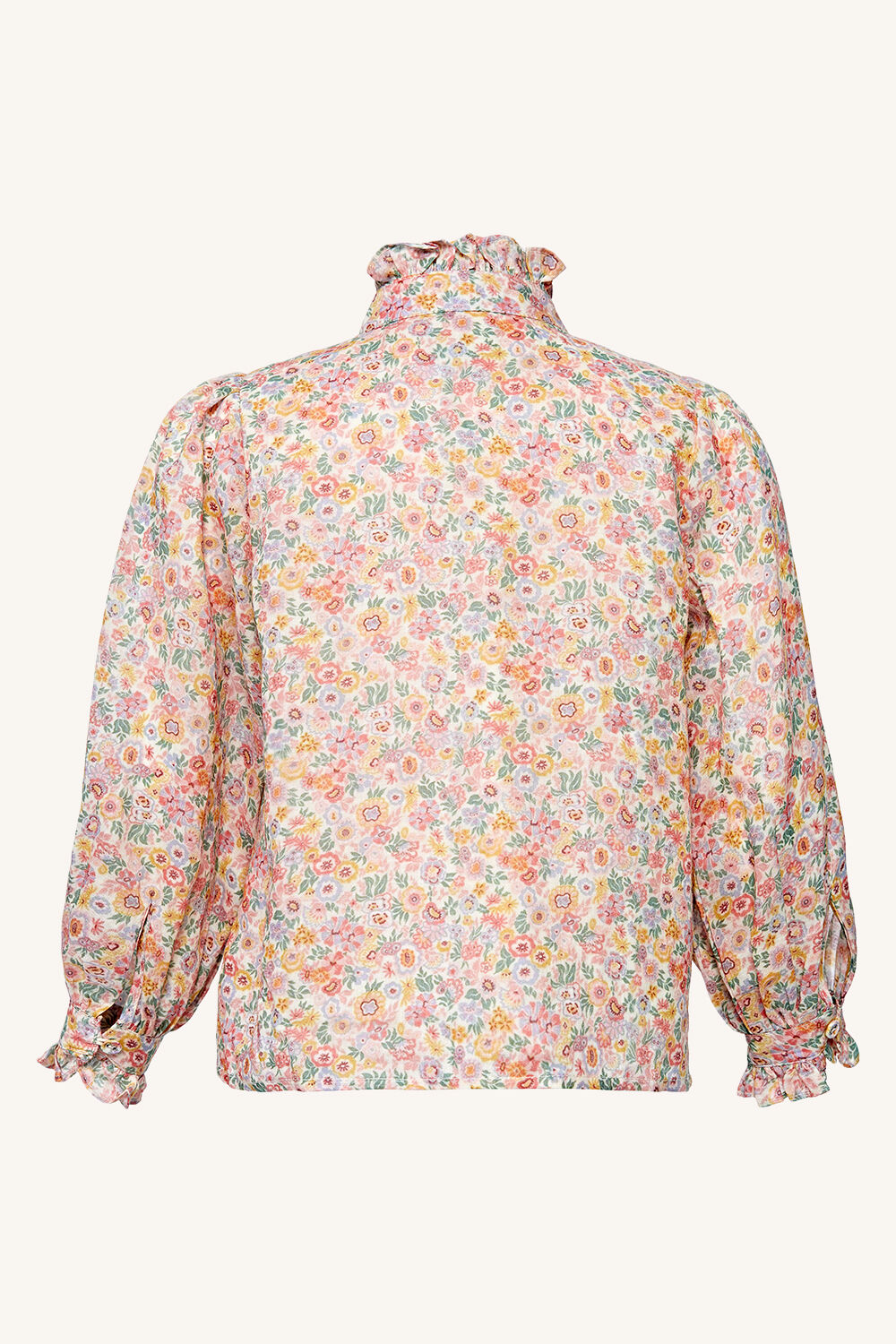 Girls AMELIA FLORAL BLOUSE in colour VIBRANT YELLOW