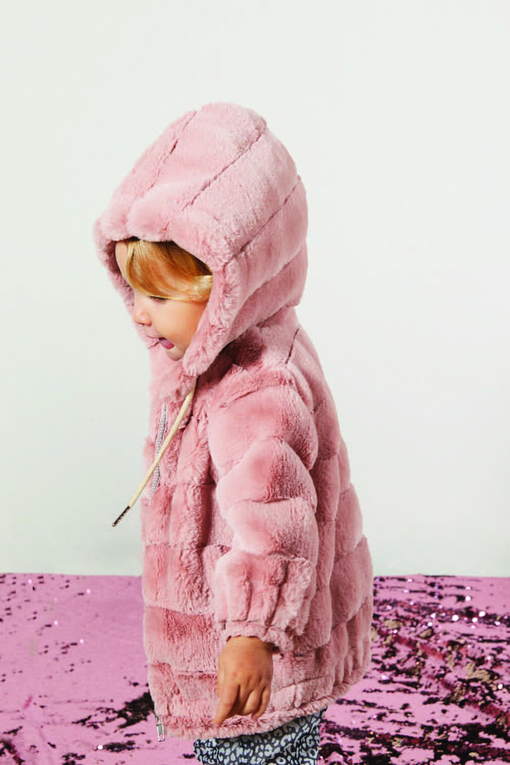 Fur jacket baby girl clearance