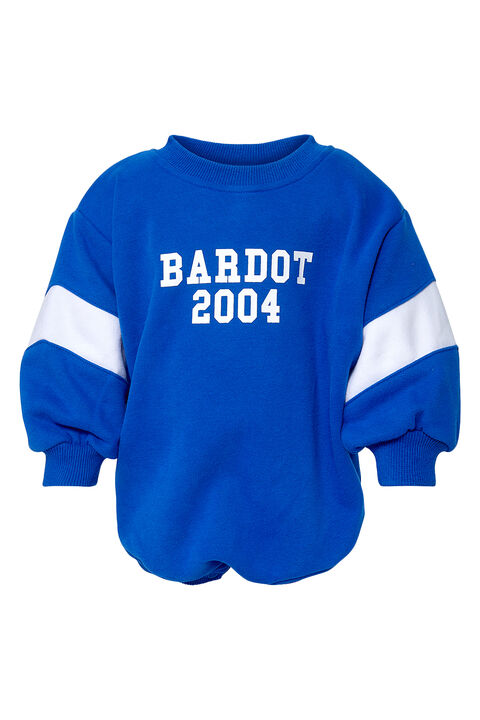 TRACK SWEATER GROW in colour DAZZLING BLUE