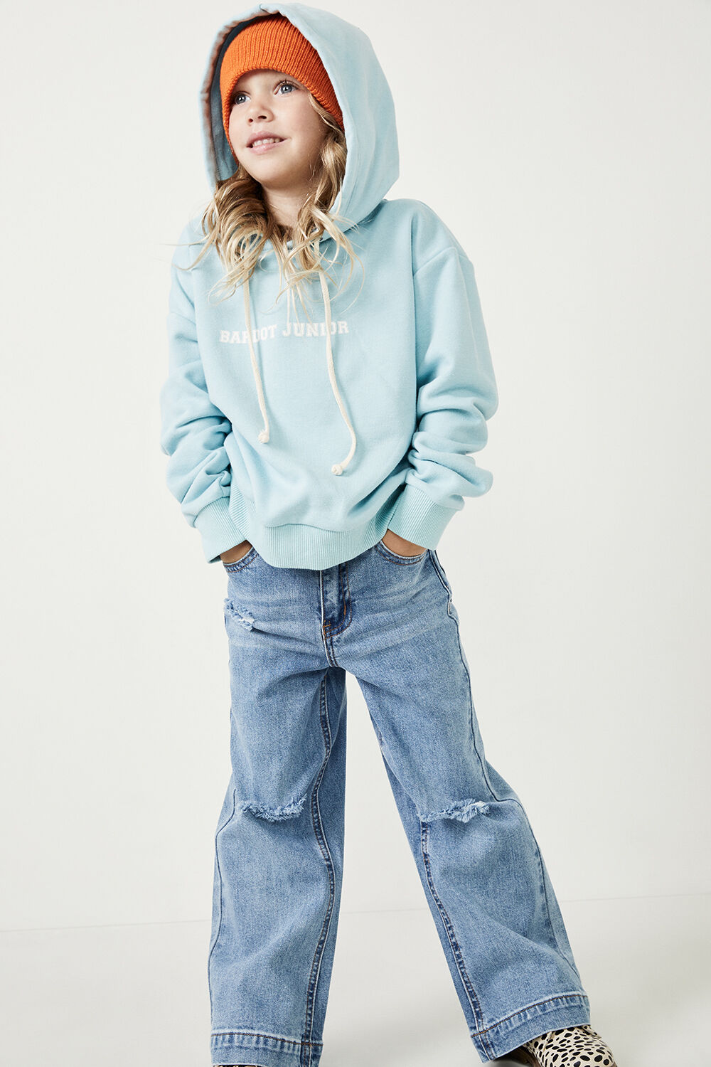 Girls Lora Wide Leg Jean in Indigo