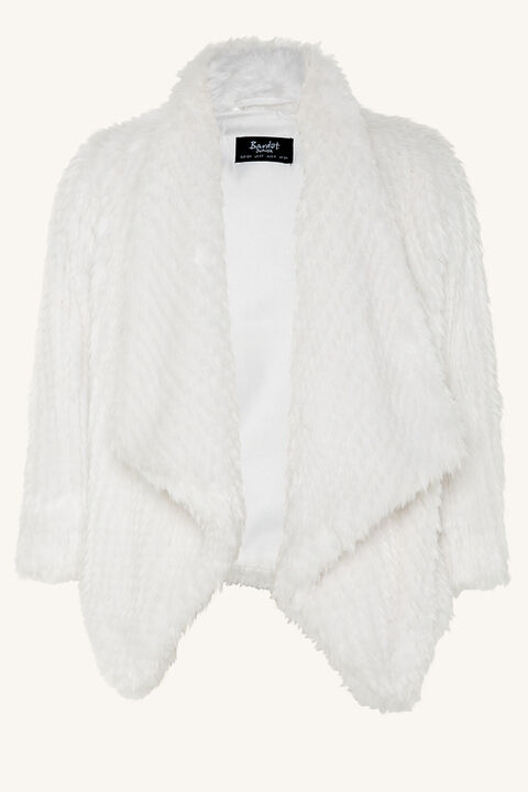 GIRLS MAY WATERFALL JACKET in colour CLOUD DANCER