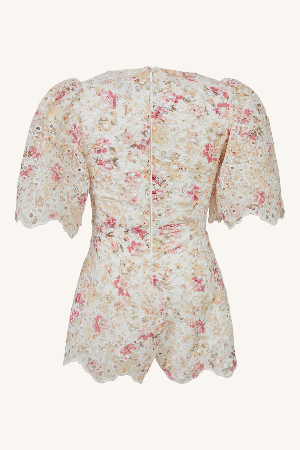 GIRLS AMELIA FLORAL PLAYSUIT in colour SACHET PINK