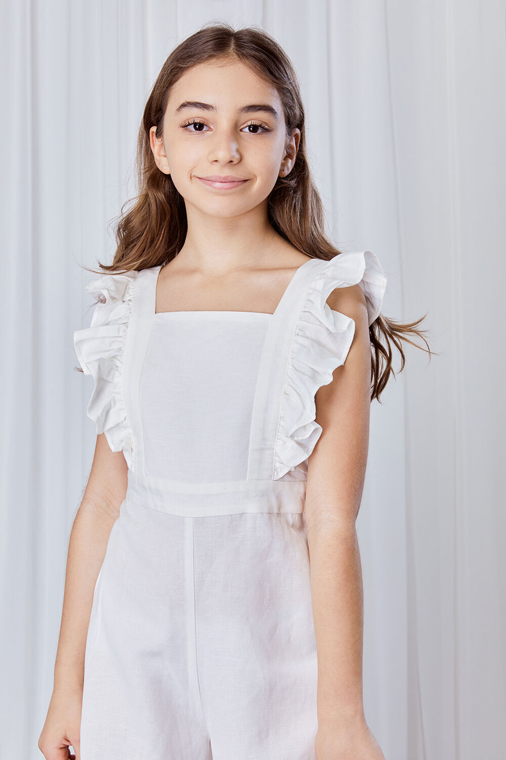 Childrens white jumpsuit clearance
