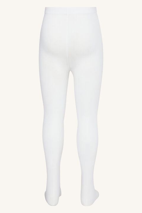 BABY GIRL OPAQUE TIGHTS  in colour BRIGHT WHITE