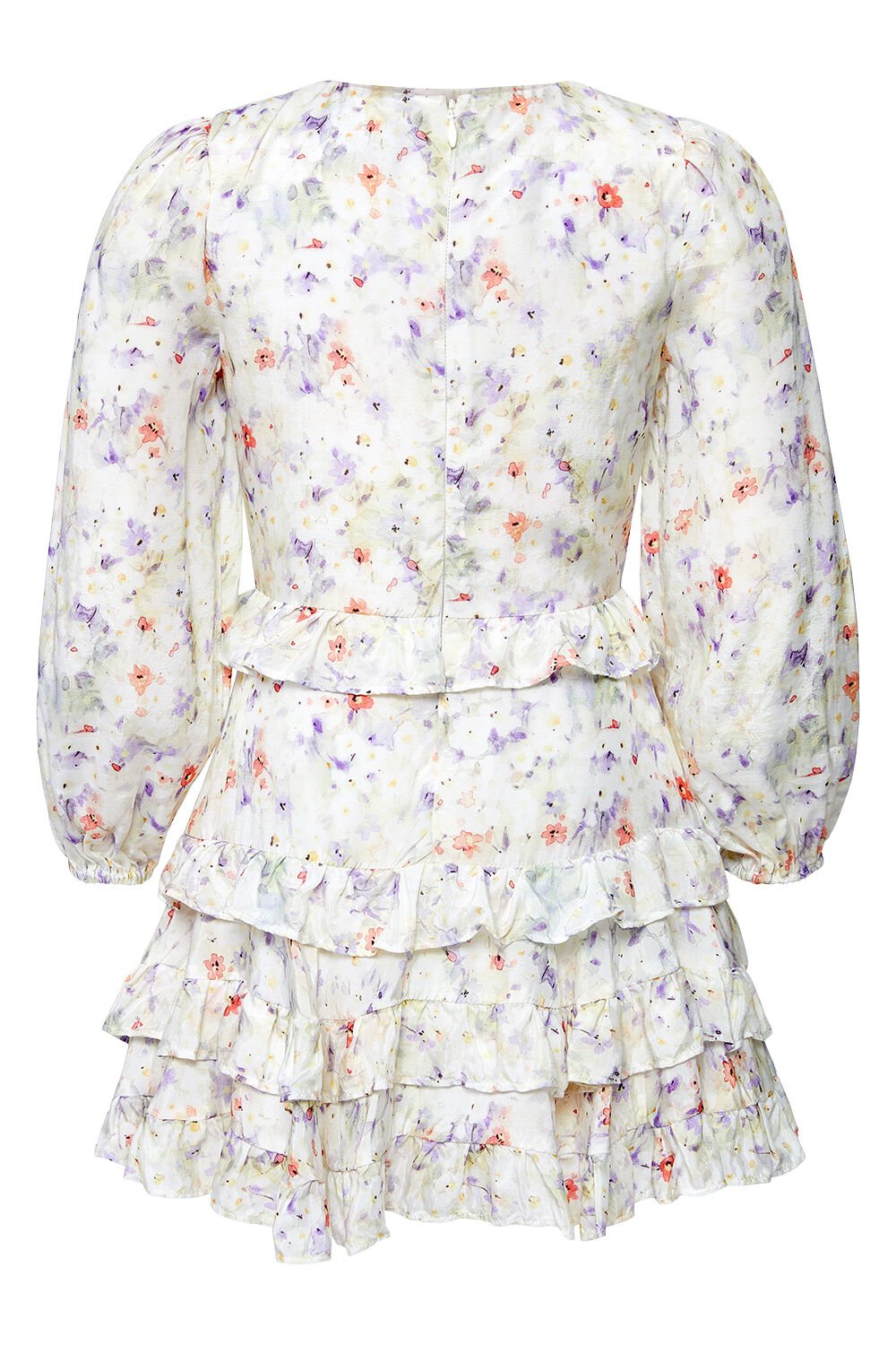 girls henri summer floral dress in colour YELLOW IRIS
