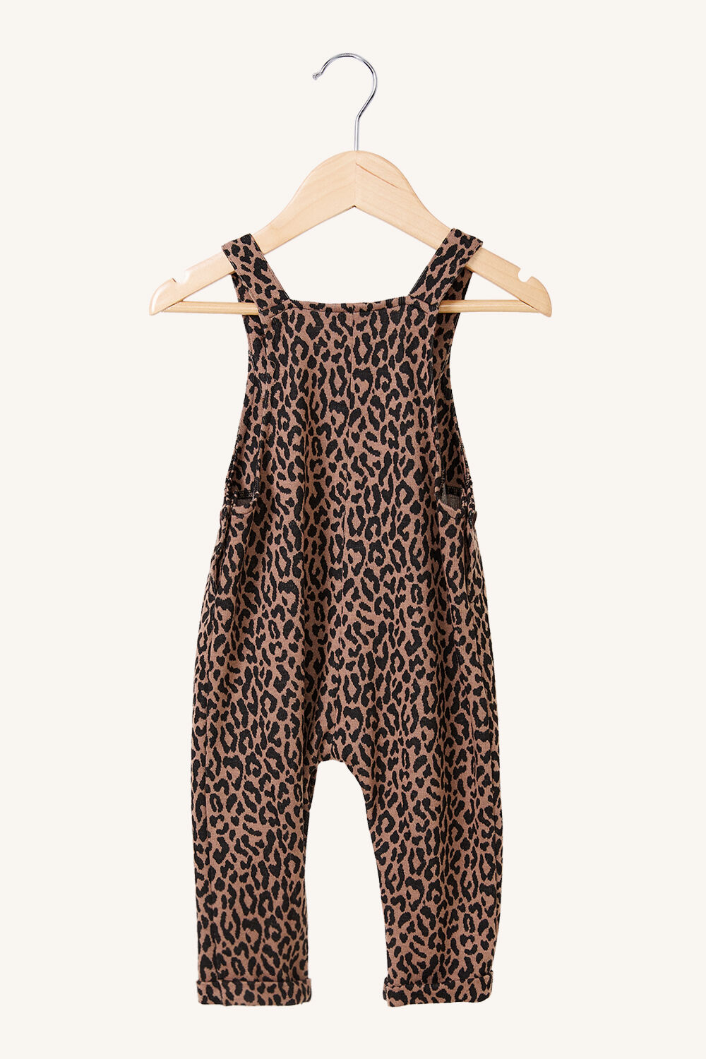 Girls Leopard Overalls in Leopard