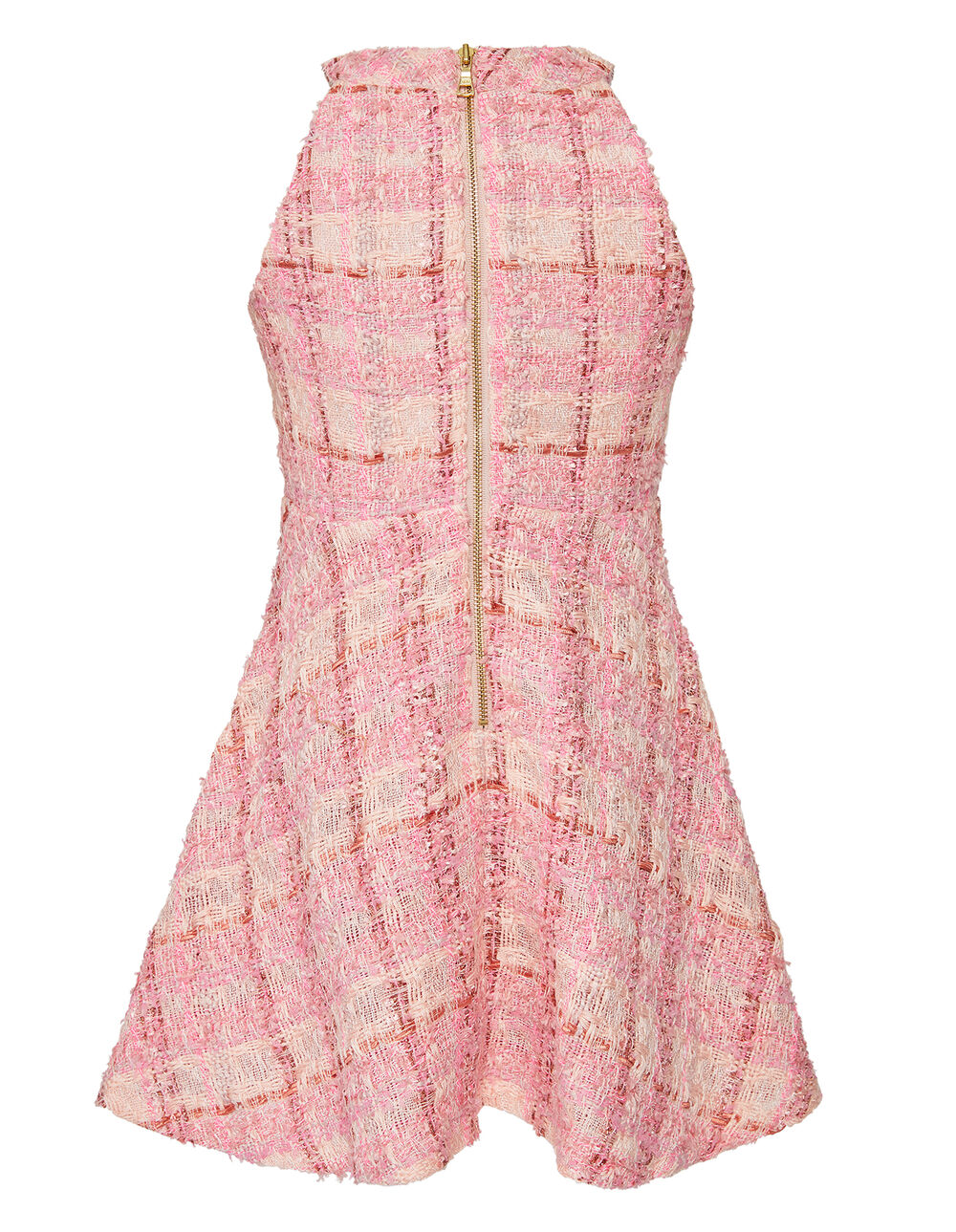 GIRLS ROMA BOUCLE DRESS in colour CAVIAR