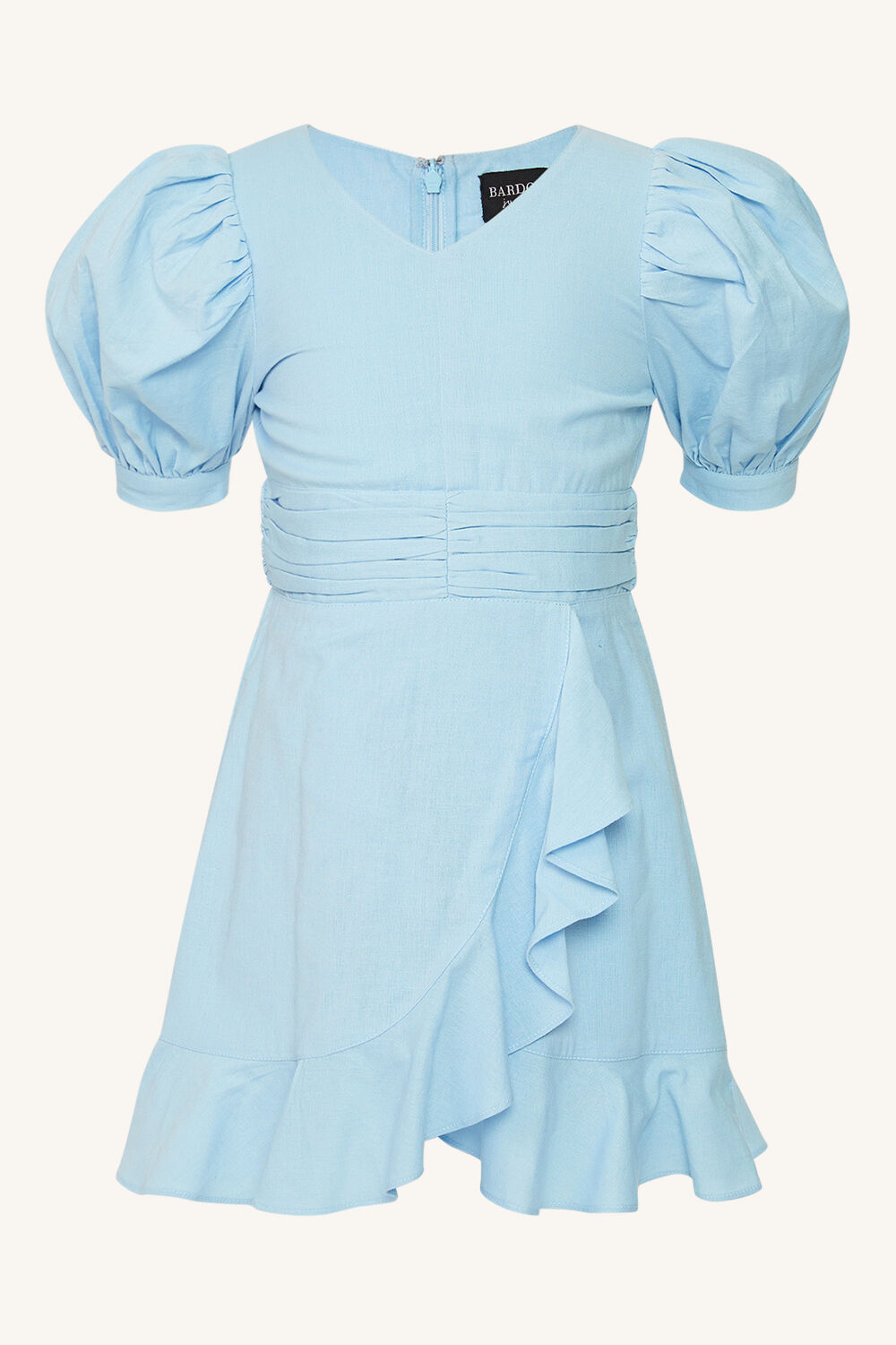 Sky Mini Dress in Sky Blue