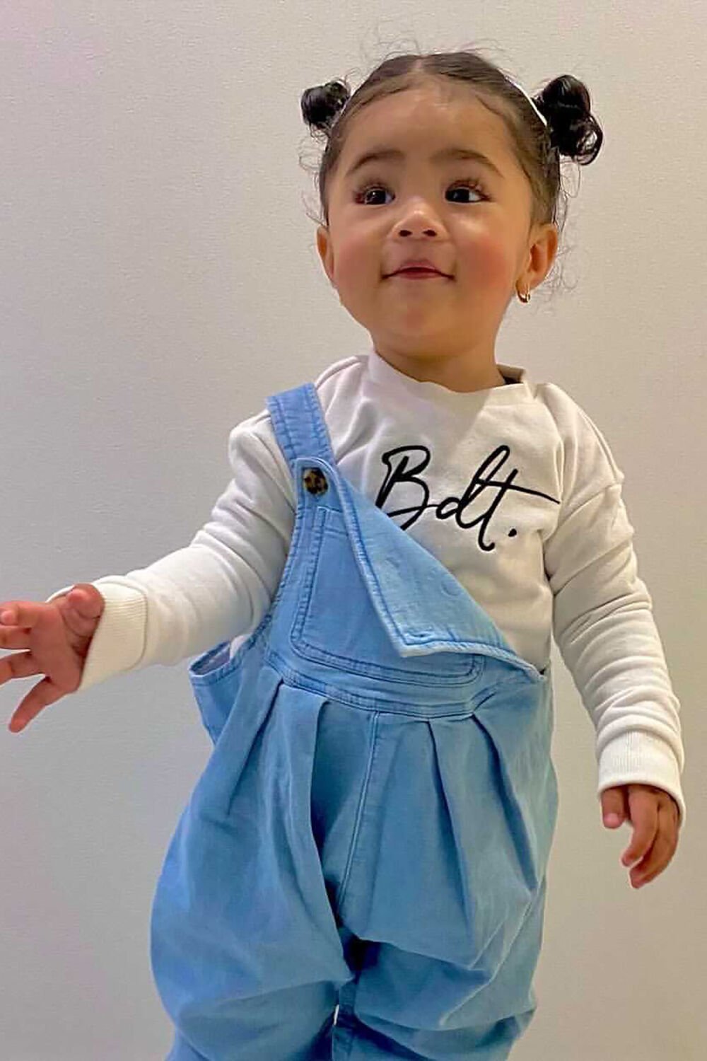 BABY GIRL CHARLIE OVERALL in colour MIDNIGHT NAVY