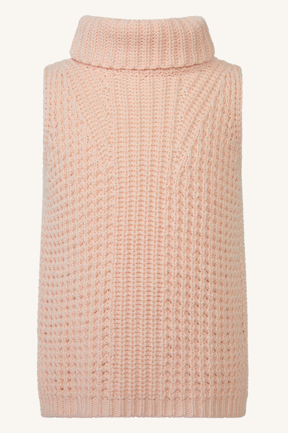 GIRLS HALO KNIT VEST in colour SOFT PINK