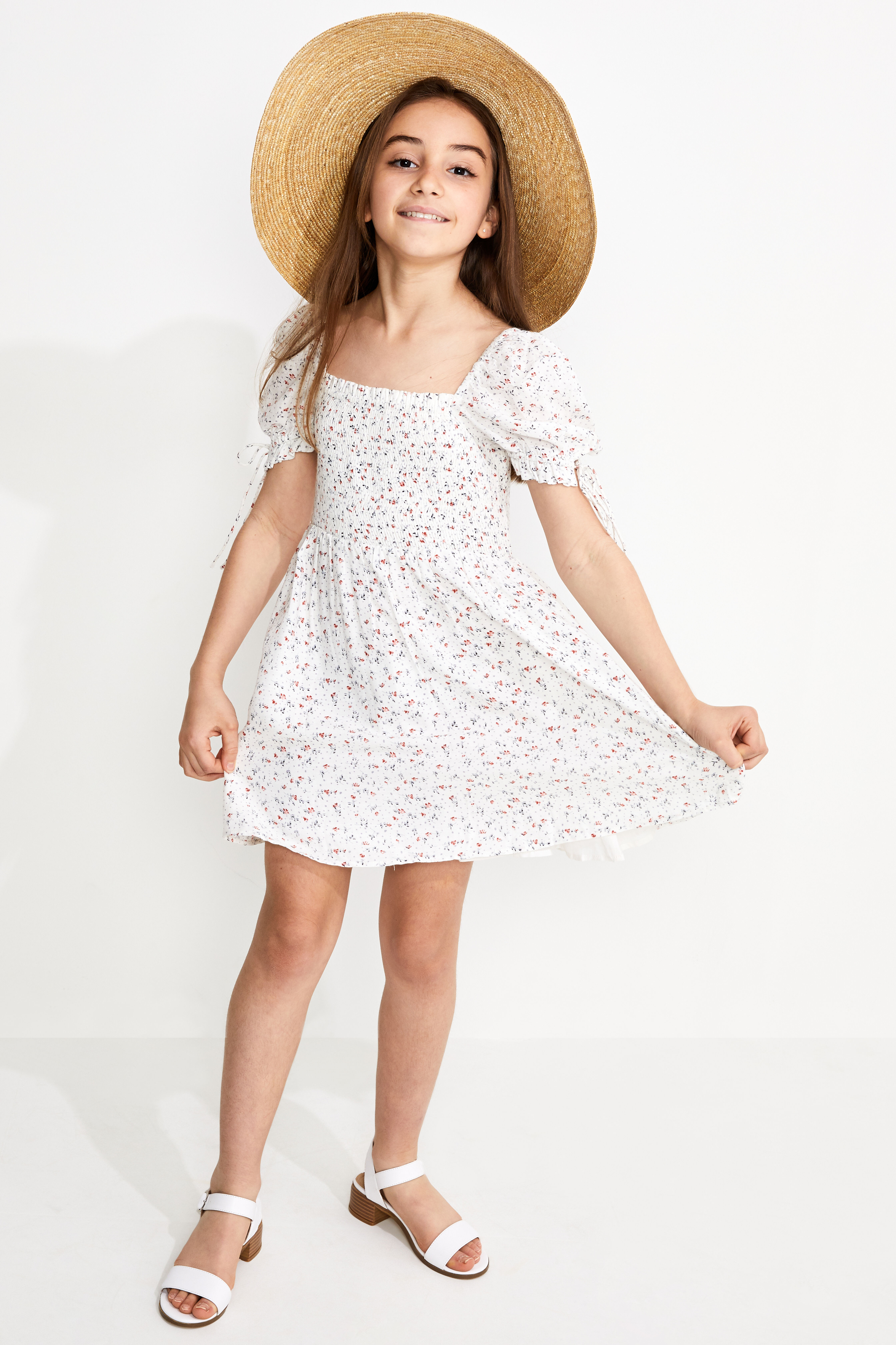 white dress for tweens