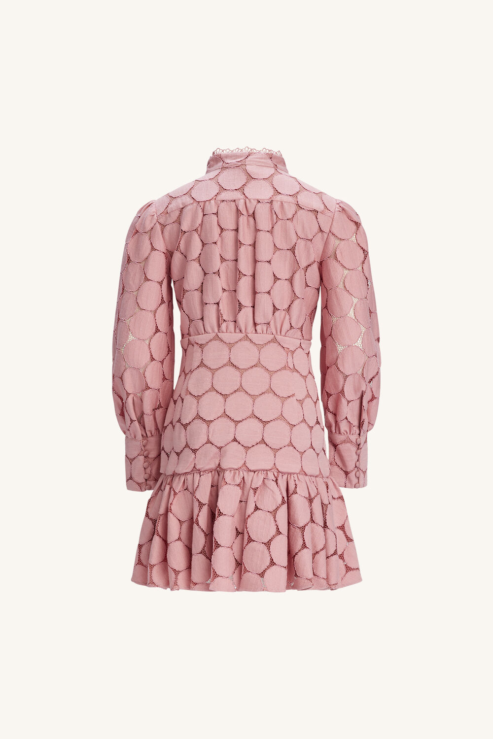 GIRLS TALINA LACE DRESS in colour BEETROOT PURPLE