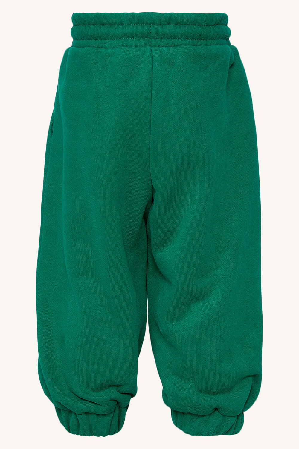 BABY GIRL TRACK SWEAT PANT in colour DEEP GRASS GREEN