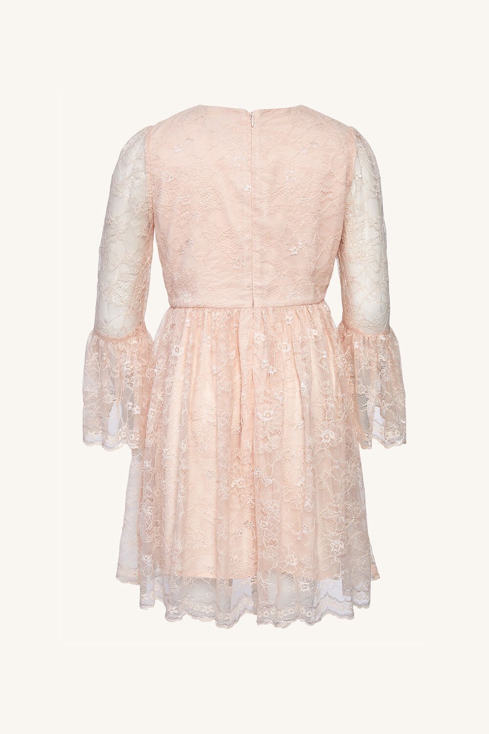 Girls LIANNI LACE DRESS in colour SOFT PINK