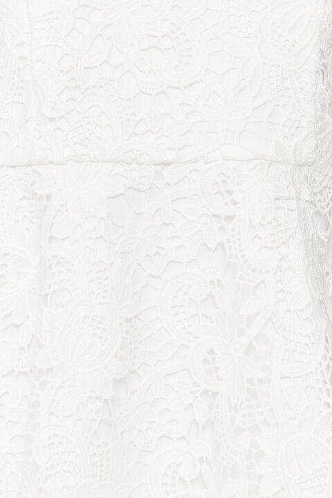 GIRLS VICTORIA TULIP LACE DRESS in colour CLOUD DANCER