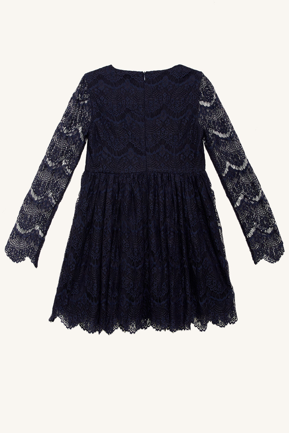 black lace junior dress