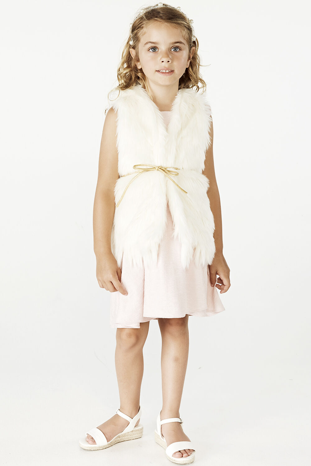 fur vest for girls