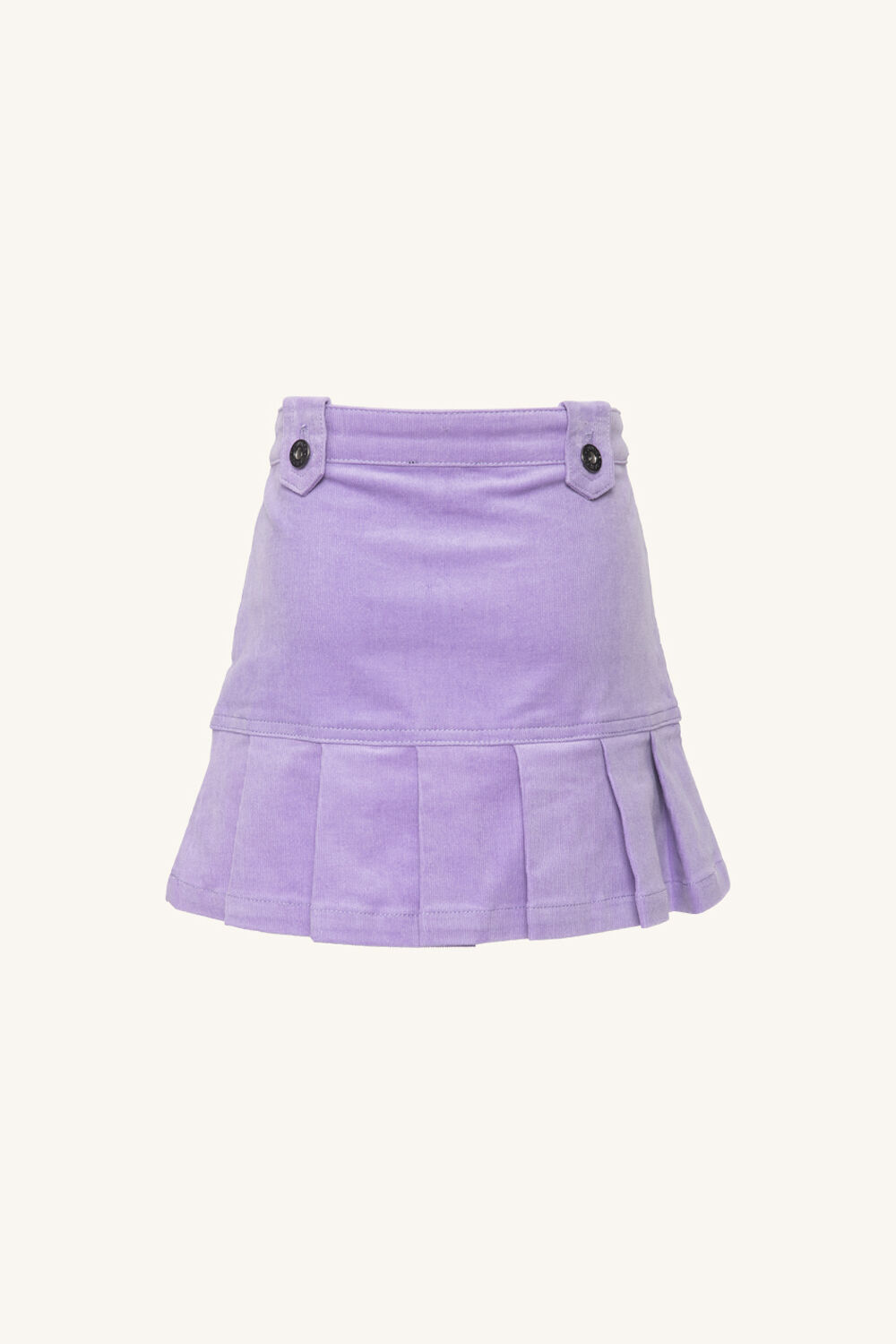 GIRLS KARLA CORD PLEATED SKIRT in colour LILAC CHIFFON