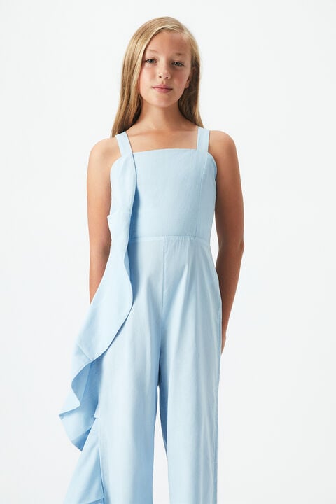 GIRLS NELLY JUMPSUIT in colour CROWN BLUE
