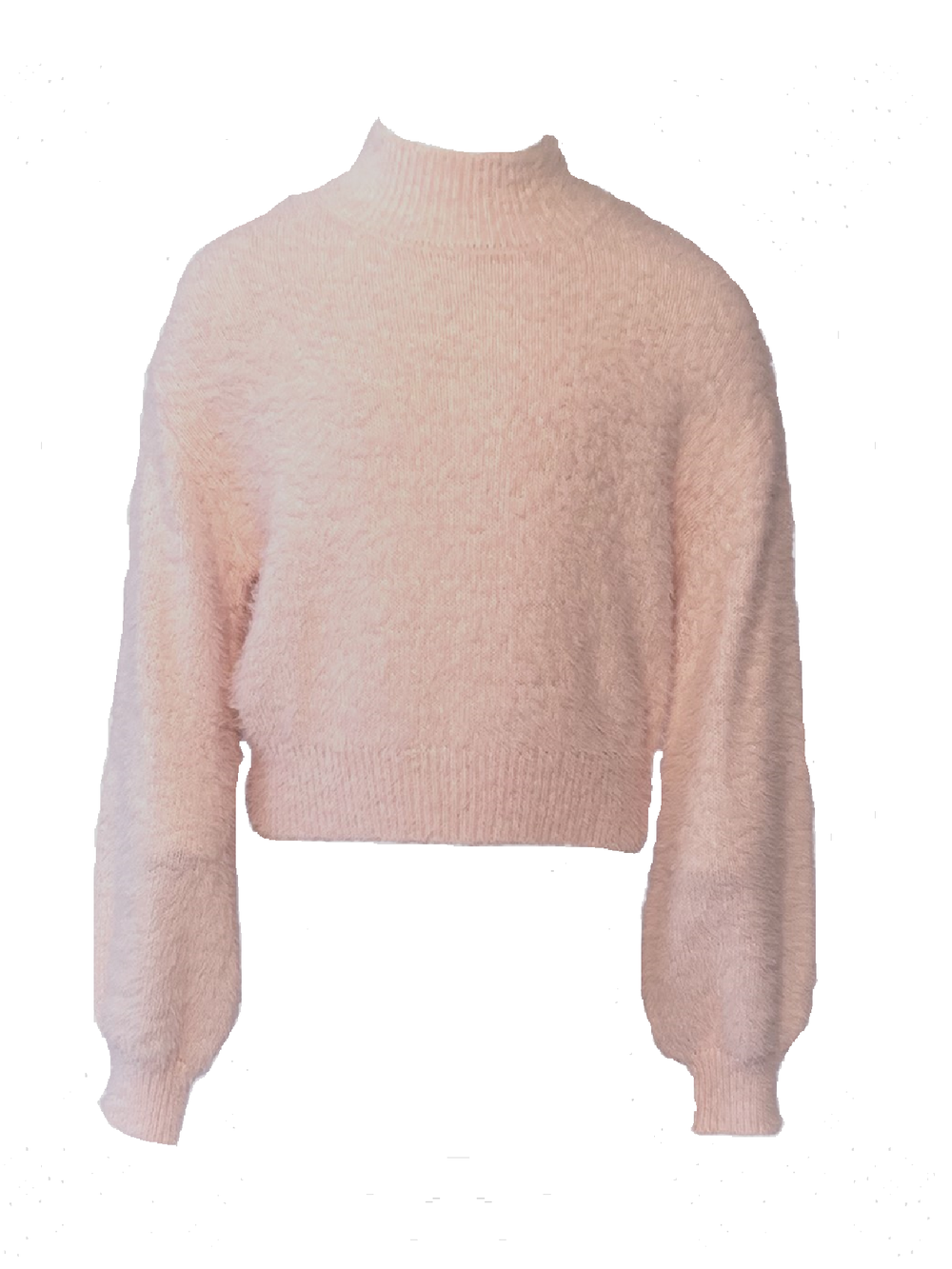 GIRLS BELL SLEEVE KNIT in colour SOFT PINK