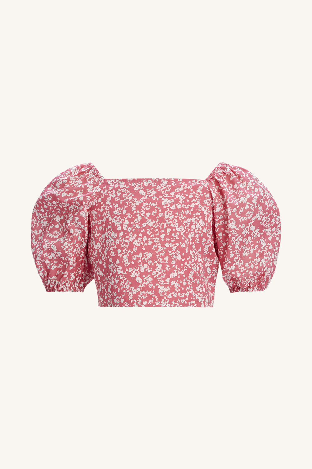 GIRLS AMELIA FLORAL TOP in colour PEACH WHIP