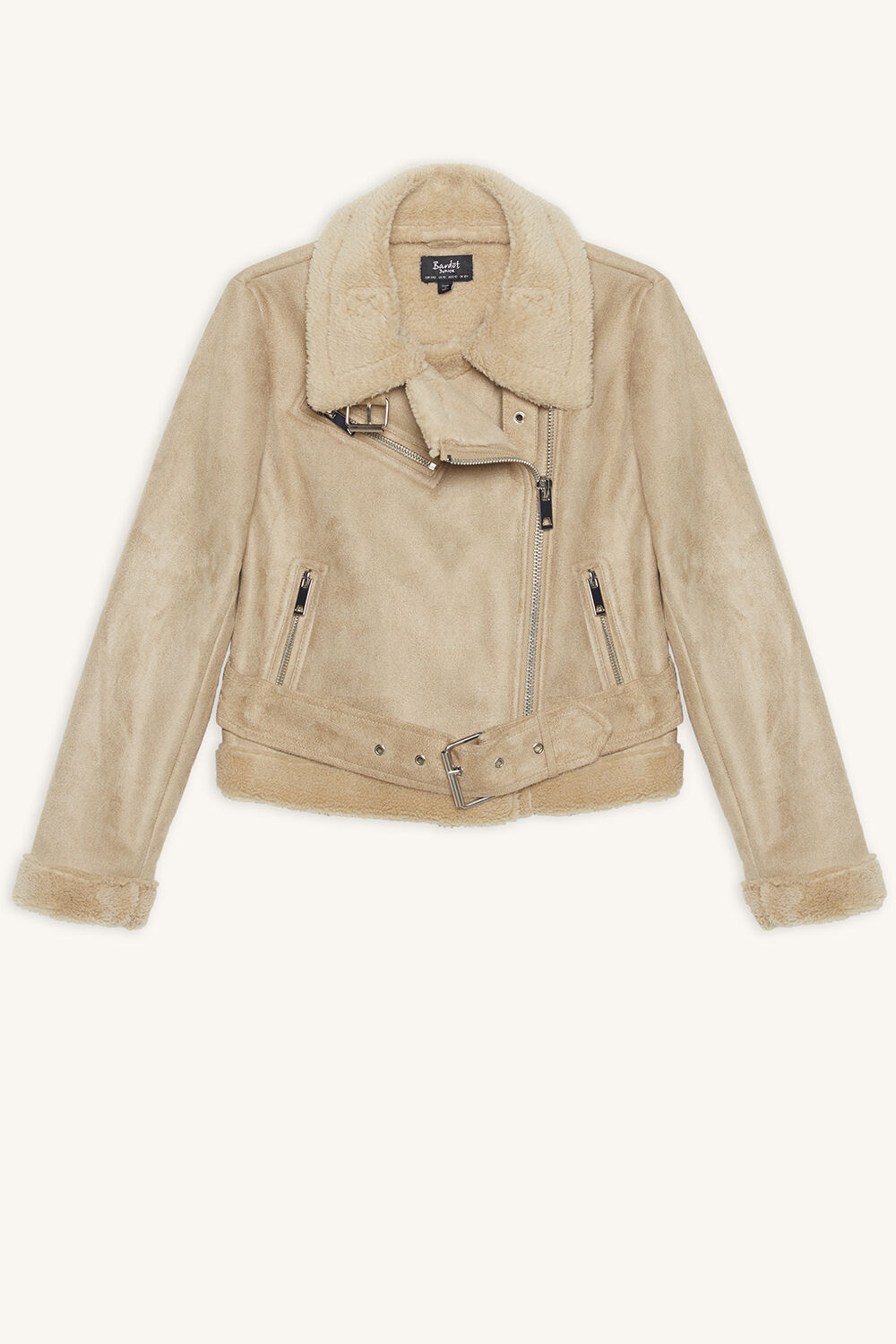 bardot junior leather jacket