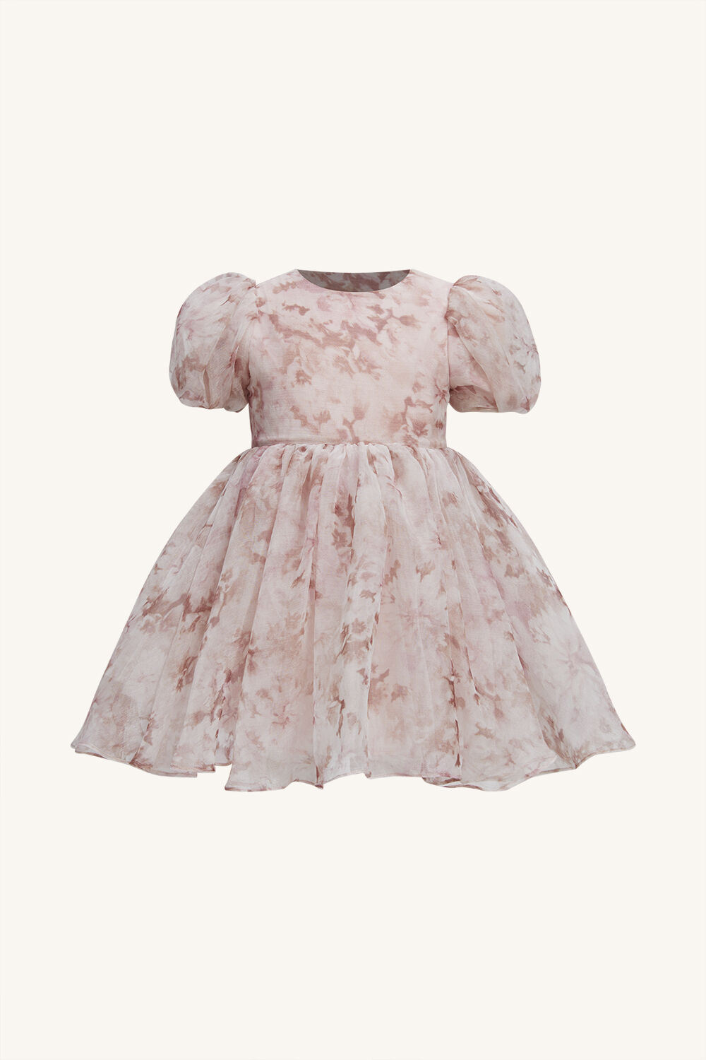 GIRLS PENNY ORGANZA MINI DRESS in colour CAVIAR