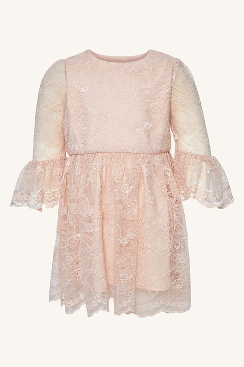 LIANNI LACE DRESS in colour SOFT PINK