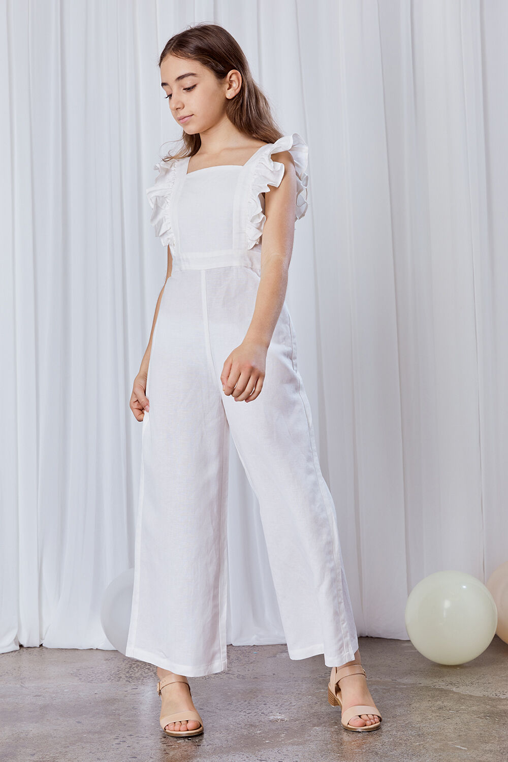 Childrens white jumpsuit new arrivals