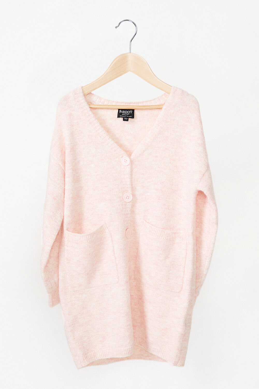 GIRLS STELLA KNIT CARDIGAN  in colour SHELL PINK