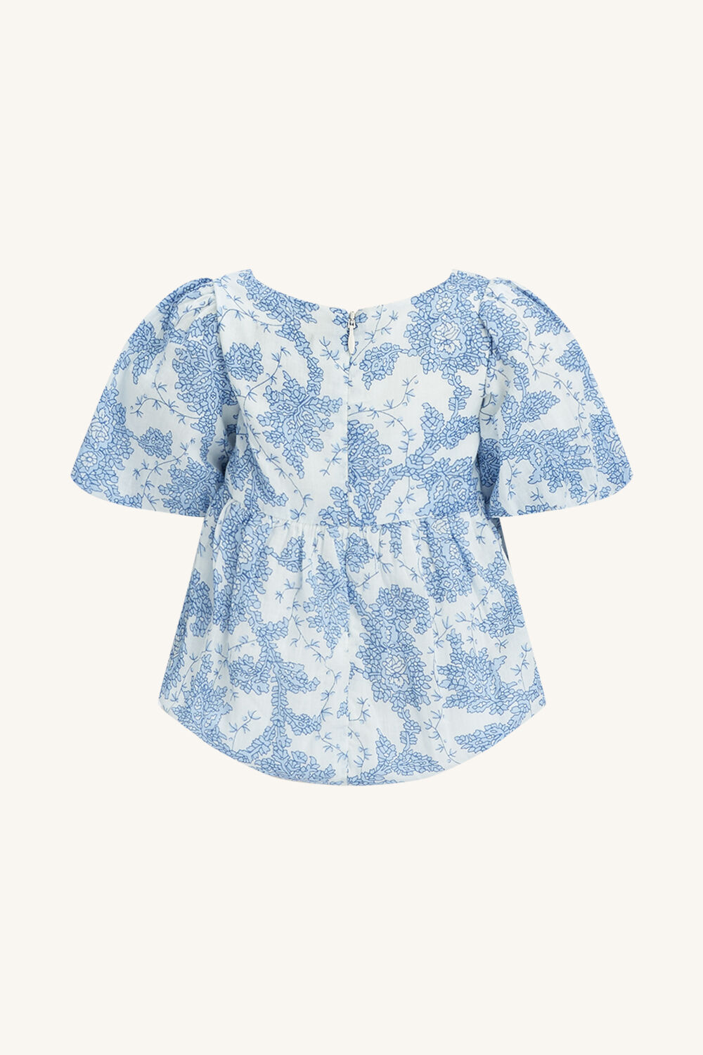 BABY GIRL BLUE FLORAL GROW in colour BABY BLUE