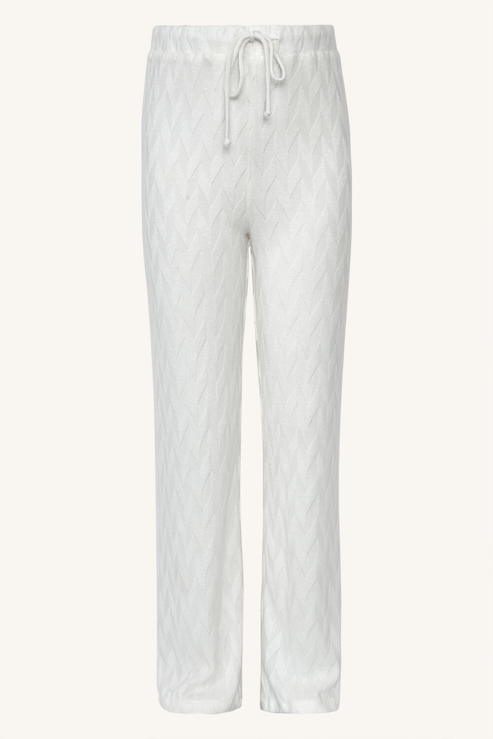 Girls Sienna Knit Pants in Ivory